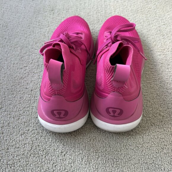 Lululemon Athletica Womens Chargefeel Mid Workout Sneakers Shoes Sonic Pink 9.5 - Picture 6 of 15